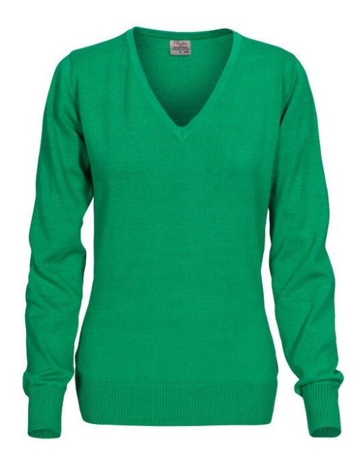 Printer Ladies Forehand Knitted V Neck